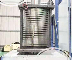 Motor rotor hot jacket furnace